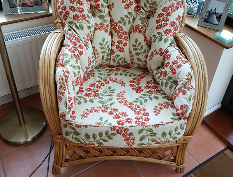 Conservatory Furniture Upholstery Re, Wrap Around Chair Cushions